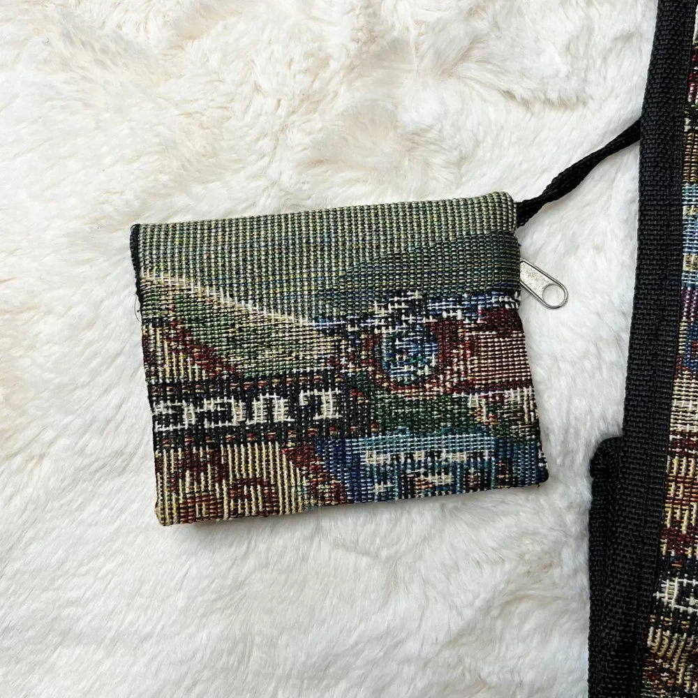 Vintage Pioneer Express Route 66 Tapestry Canvas Tote‎ NWOT